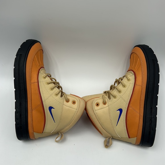 NIKE ACG WOODSIDE 2 ll BOOT YOUTH 7 WOMEN SIZE 8.5 TAN ORANGE LACE UP BOOT - Picture 5 of 12
